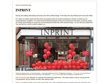 Tablet Screenshot of inprint.co.uk