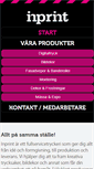 Mobile Screenshot of inprint.se